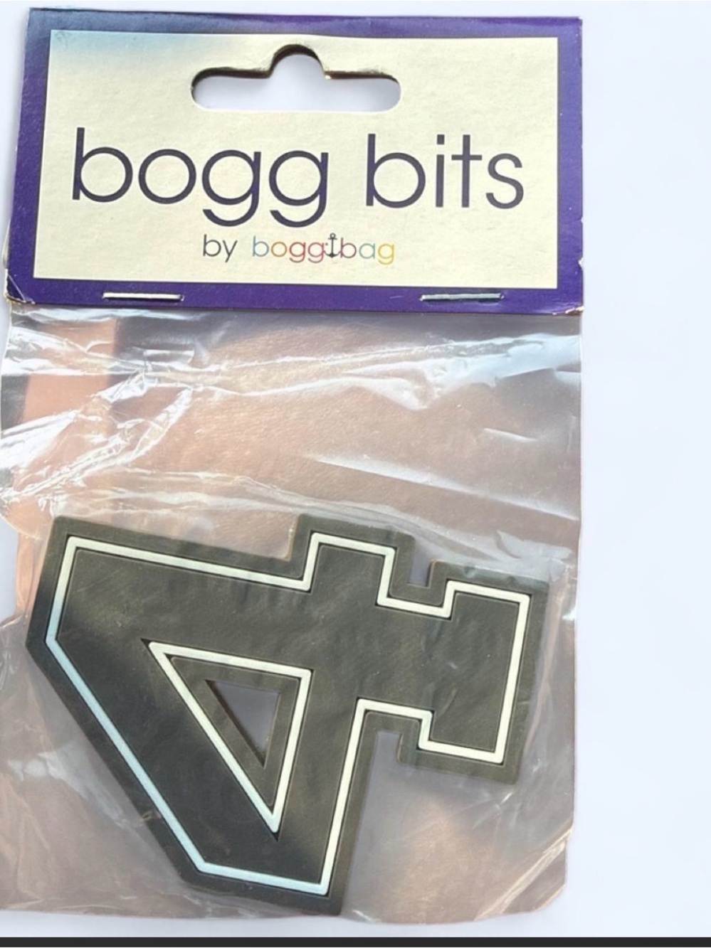 BOGG BAG Black Number 4 Bogg Bits Bag Charm